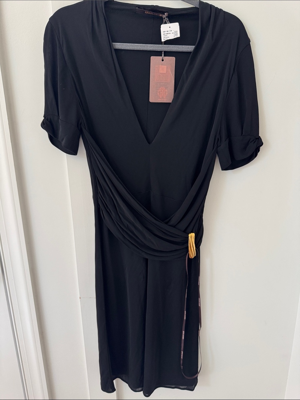 NWT Roberto Cavalli BlackDress Size 44